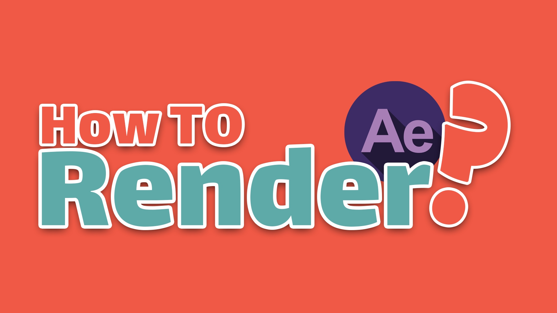 How to Render In Adobe After Effects 2022
