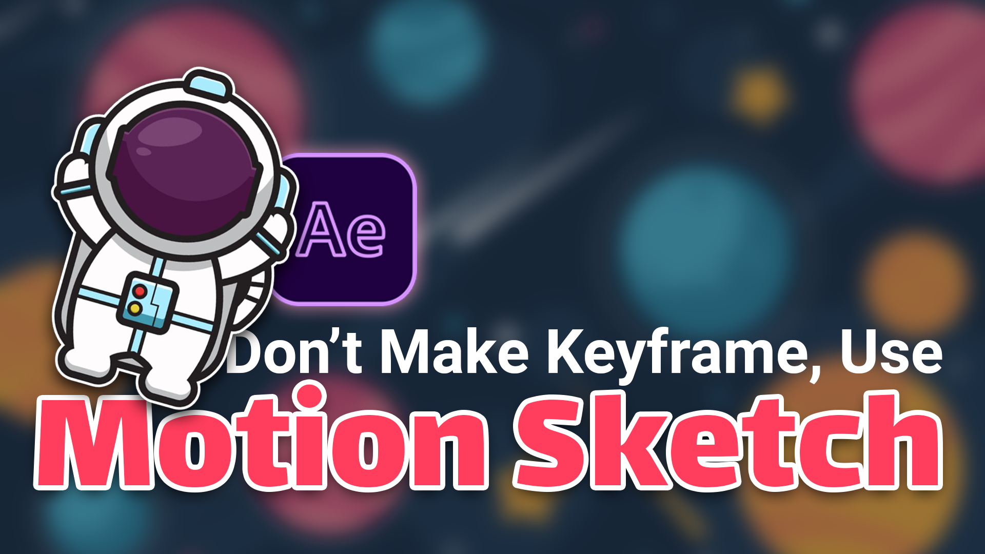 How to use Motion Sketch tool in After Effects