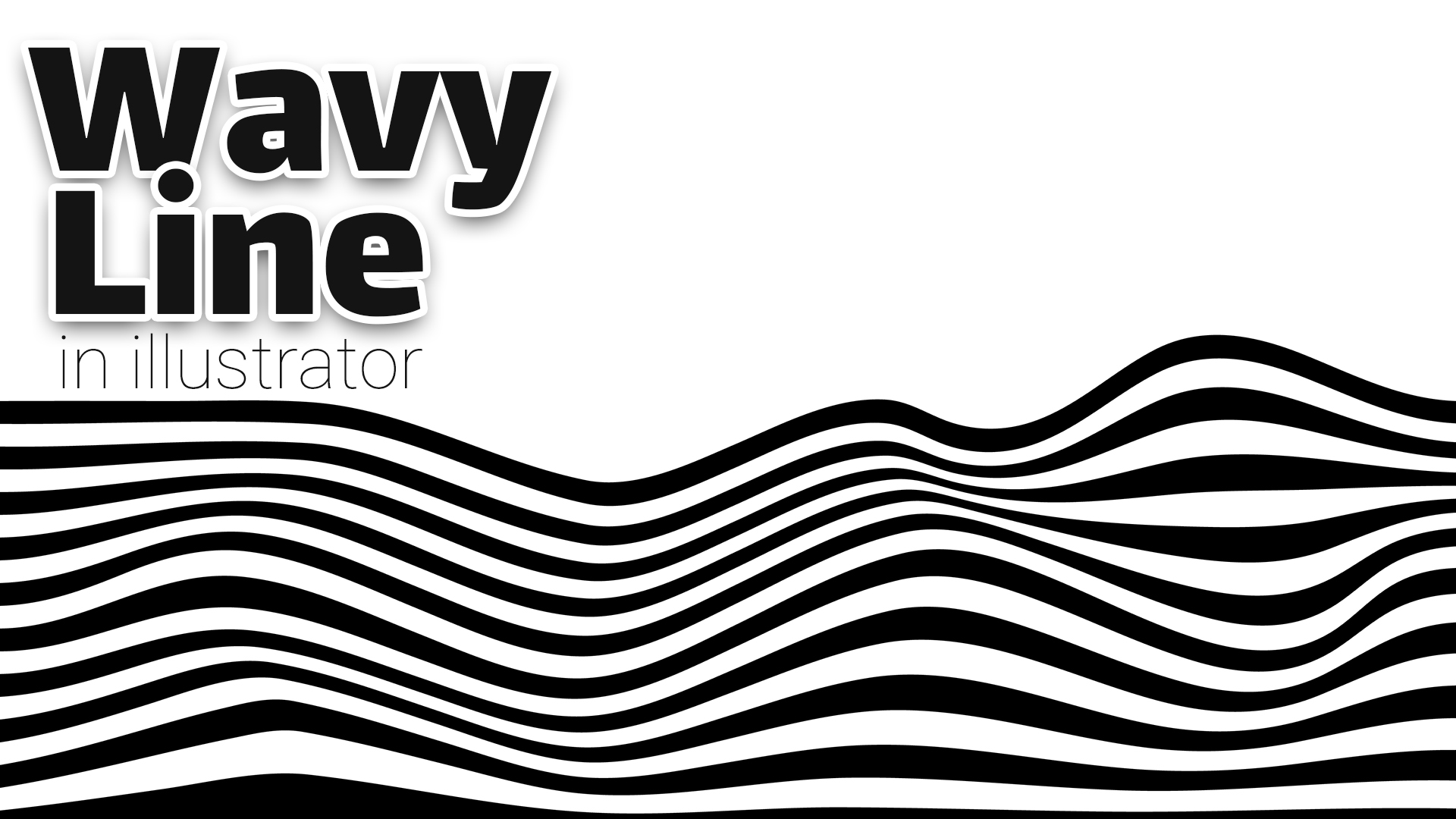 Wave Line in Adobe Illustrator